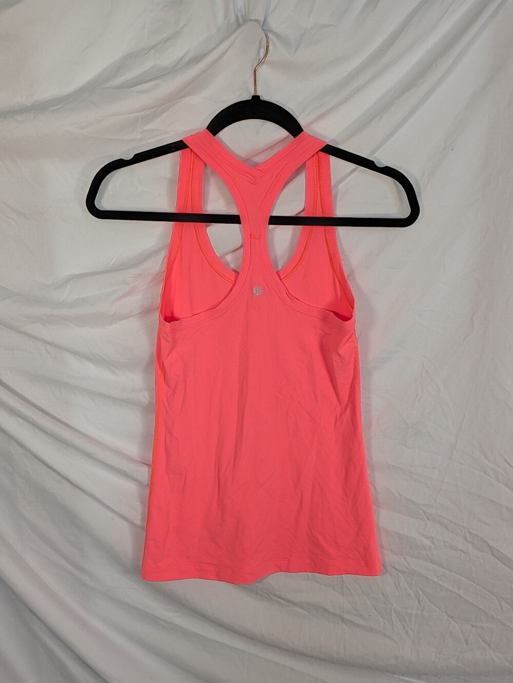 lululemon athletica Neon Coral Racerback Tank